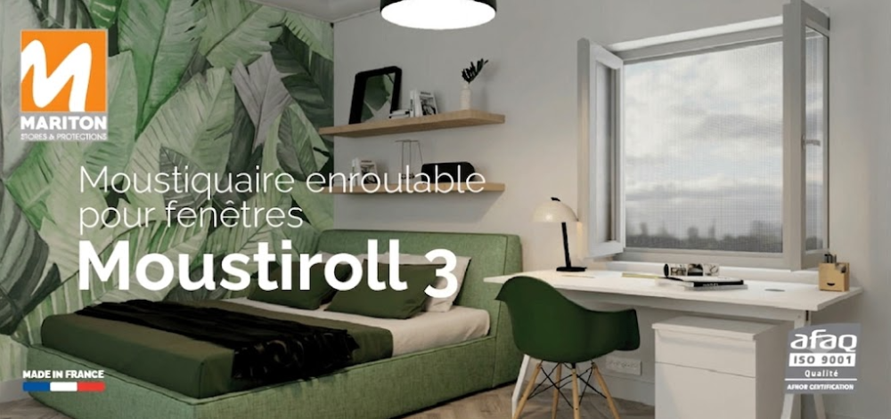 Moustiquaire de fenêtre moustiroll 3