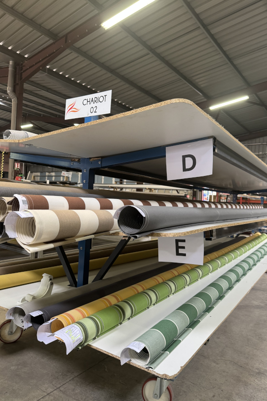 usine stores banne, magasin de stores, avignon, fabrication de store, store exterieur sur mesure, toile de store Coloris Dickson