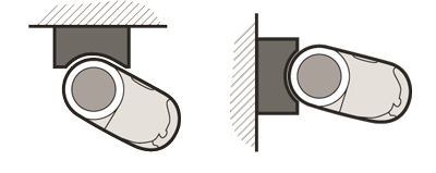 Diagramme de fixation murale et plafond Fixation murale et plafond