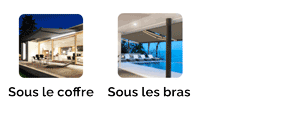 eclairage led store banne altea Options d'eclairage altea store banne