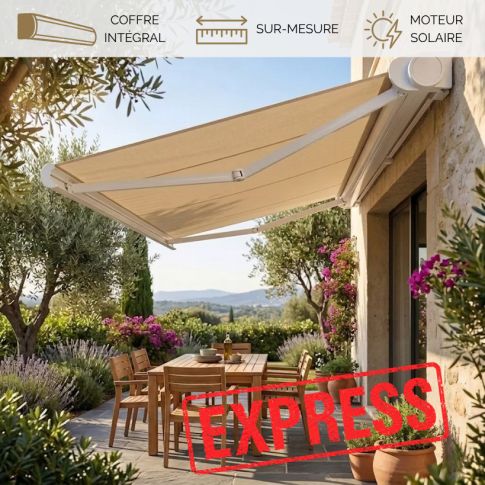 ALTEA - Store banne solaire sur mesure EXPRESS avec coffre