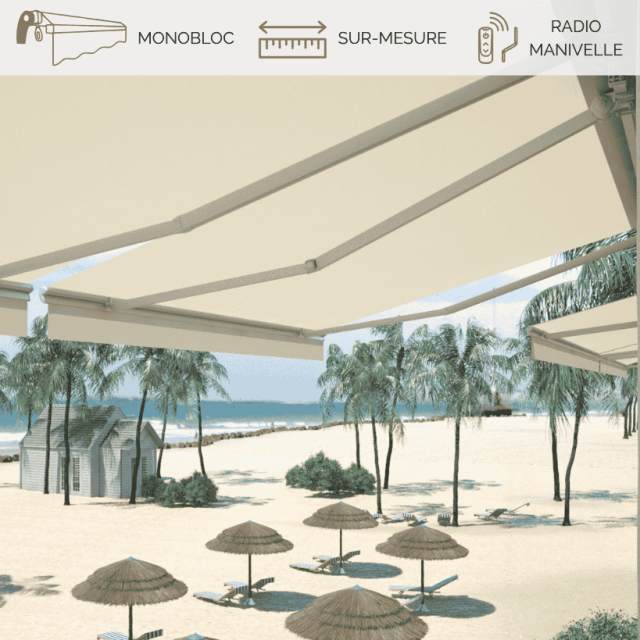 ART 350 - Store banne monobloc sur mesure