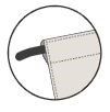 rentoilage double pente, rentoilage store double pente, rentoilage store double-pente, reentoilage store double pente, Finition Jonc